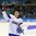 GANGNEUNG, SOUTH KOREA - FEBRUARY 20: Korea's Won Jun Kim #6 salutes the crowd at the Gangneung Hockey Centre after a 5-2 qualifaction round loss against Finland at the PyeongChang 2018 Olympic Winter Games. (Photo by Andre Ringuette/HHOF-IIHF Images)

